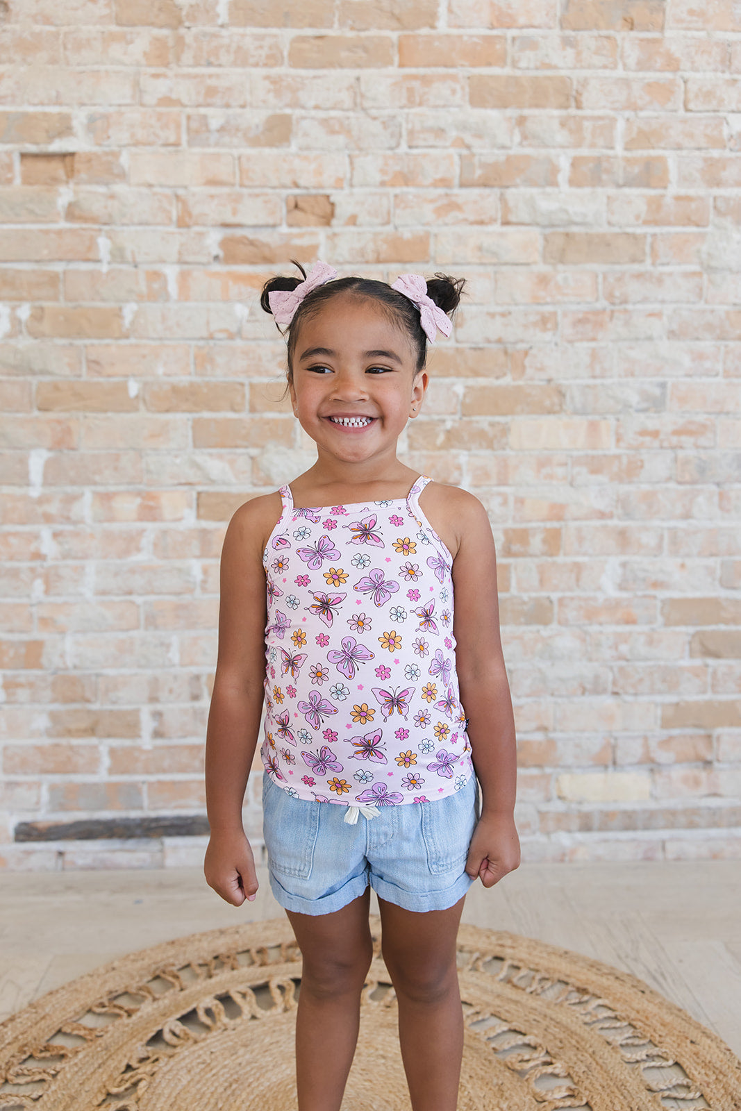 Emma - Bamboo Tank Blush Lotus