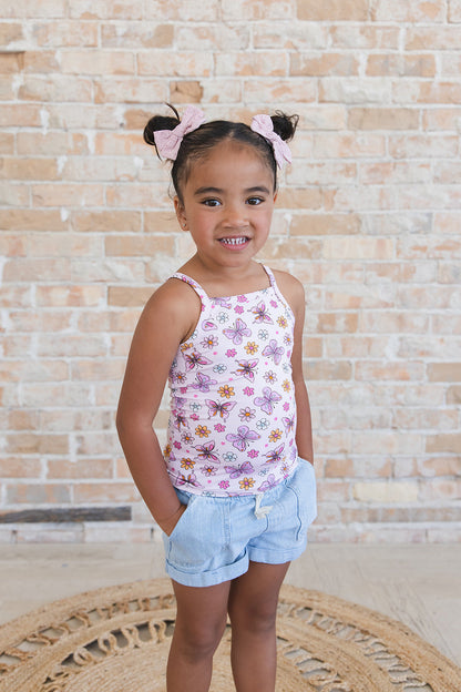 Emma - Bamboo Tank Blush Lotus