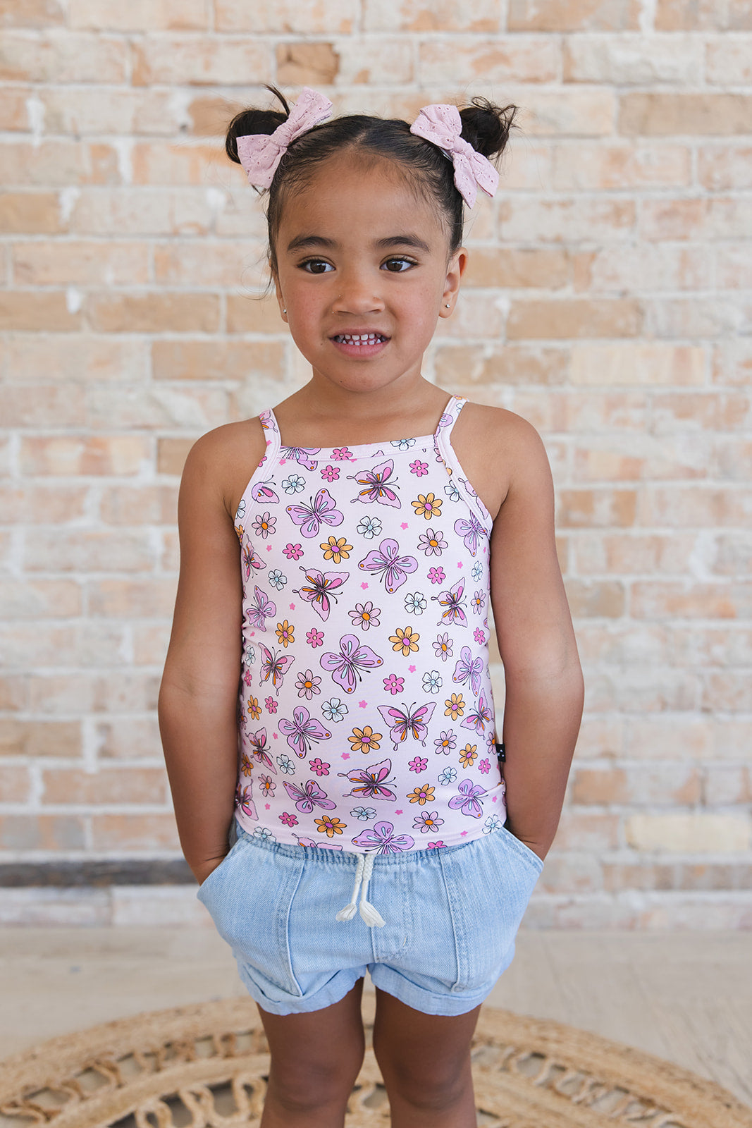 Emma - Bamboo Tank Blush Lotus