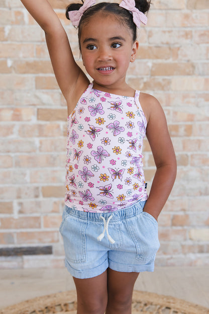 Emma - Bamboo Tank Blush Lotus