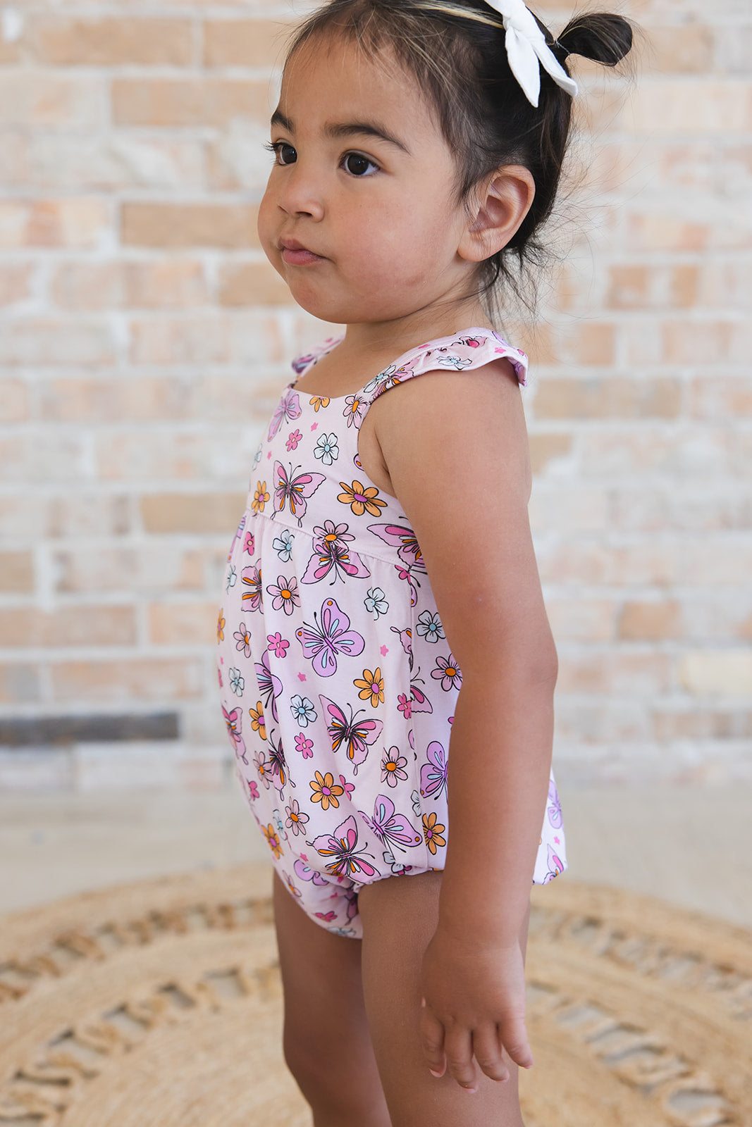 Emma - Bubble Romper Blush Lotus