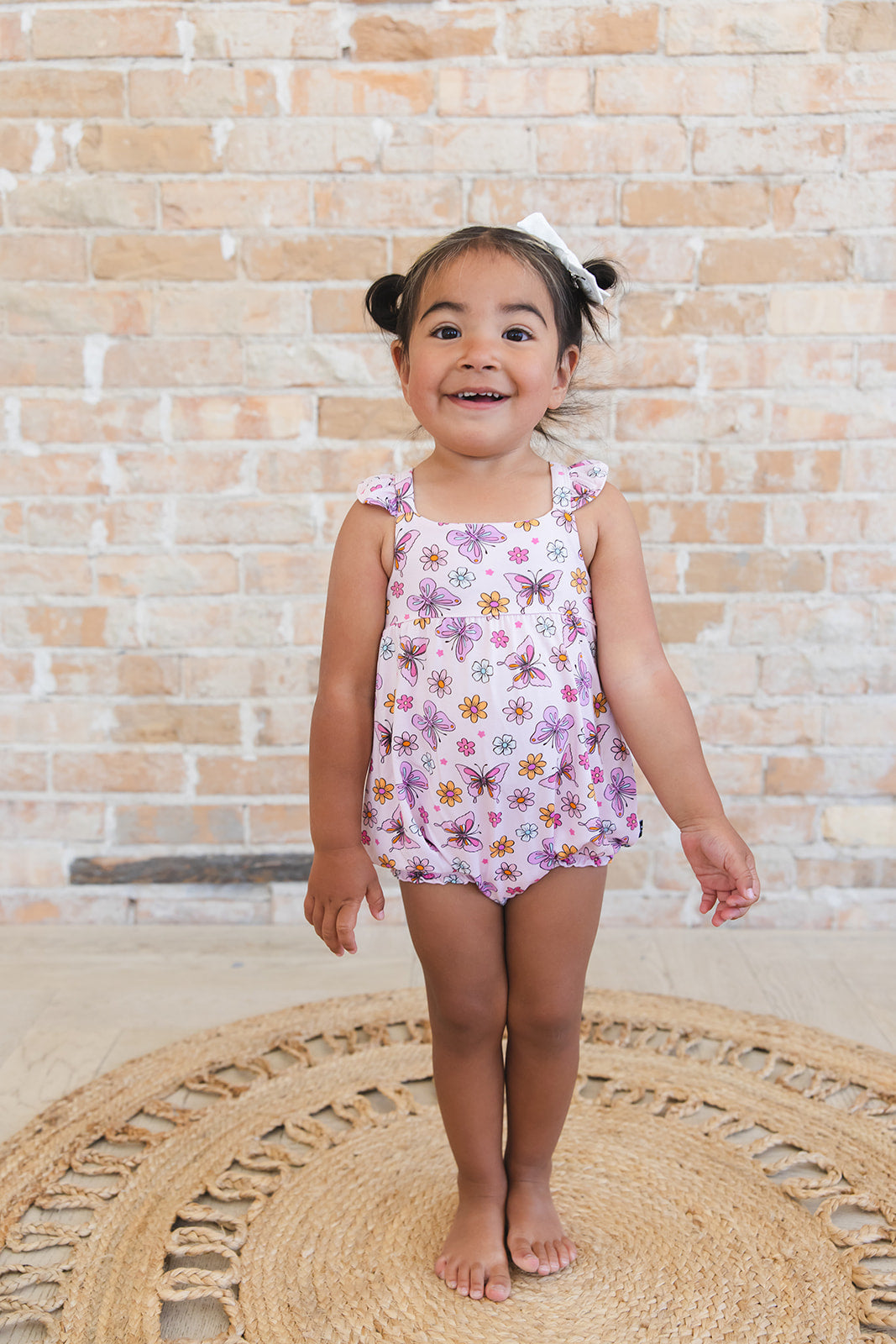 Emma - Bubble Romper Blush Lotus