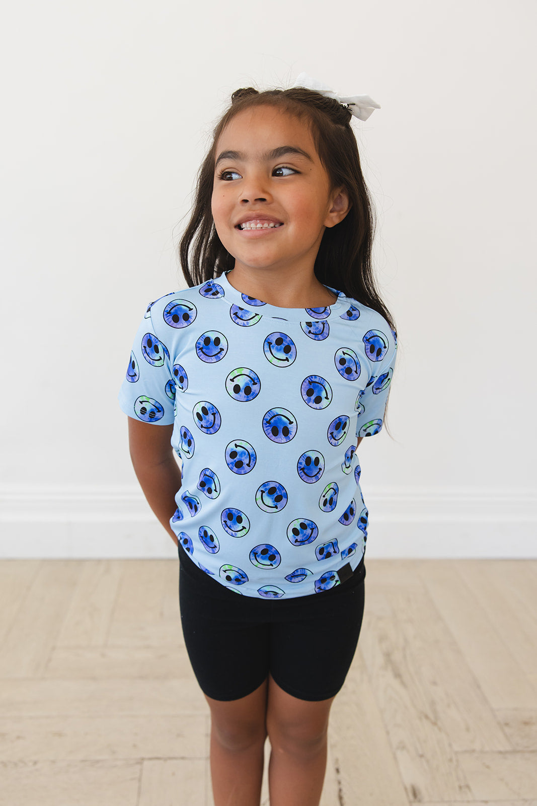 A Smile Tie Dye For - Everyday Tee Blush Lotus