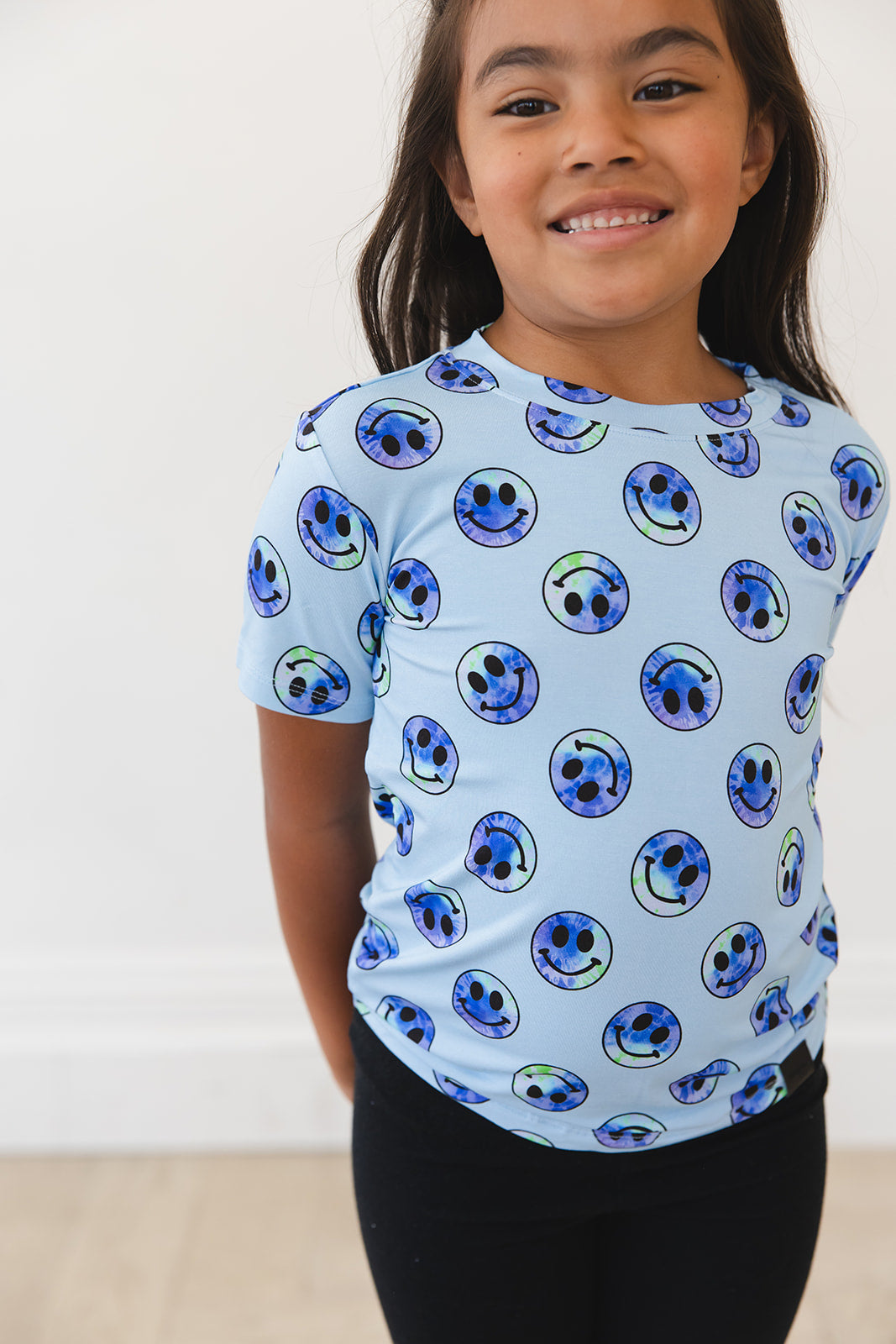 A Smile Tie Dye For - Everyday Tee Blush Lotus