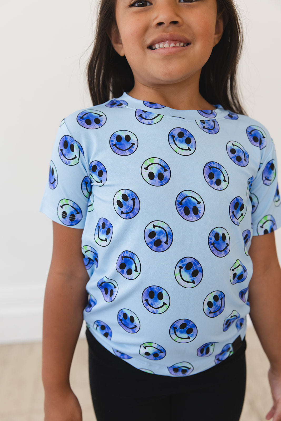 A Smile Tie Dye For - Everyday Tee Blush Lotus