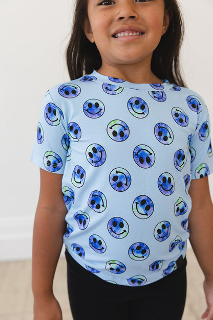 A Smile Tie Dye For - Everyday Tee Blush Lotus