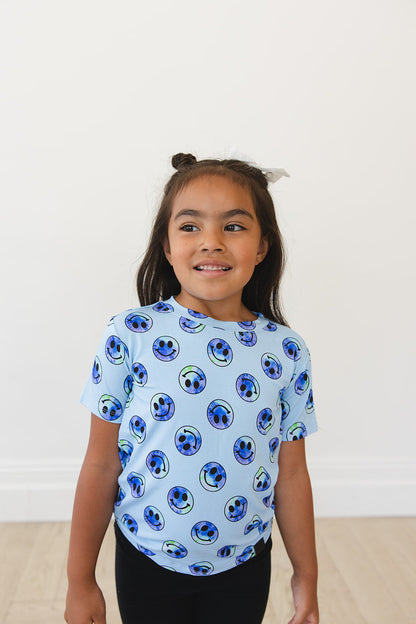 A Smile Tie Dye For - Everyday Tee Blush Lotus