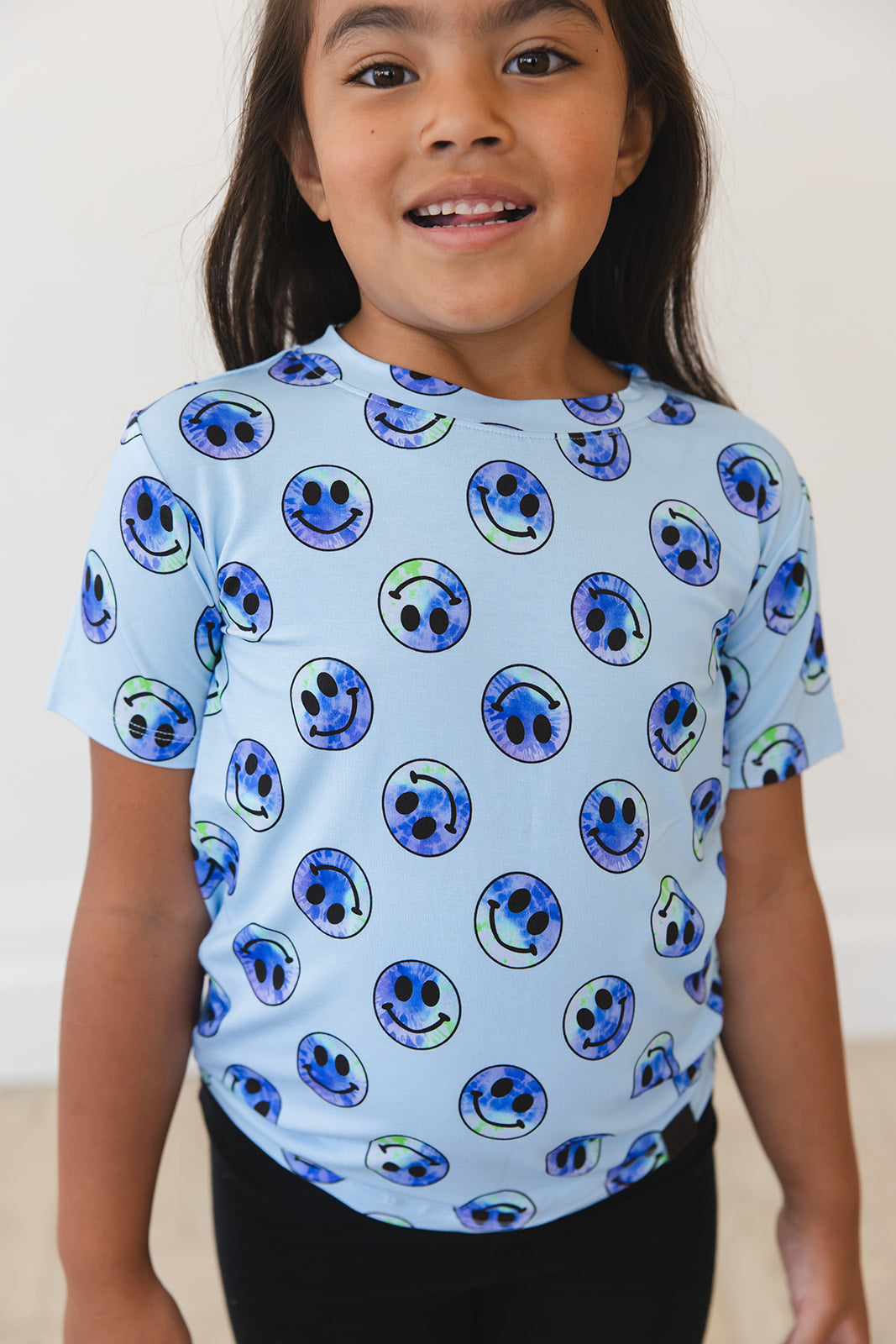 A Smile Tie Dye For - Everyday Tee Blush Lotus