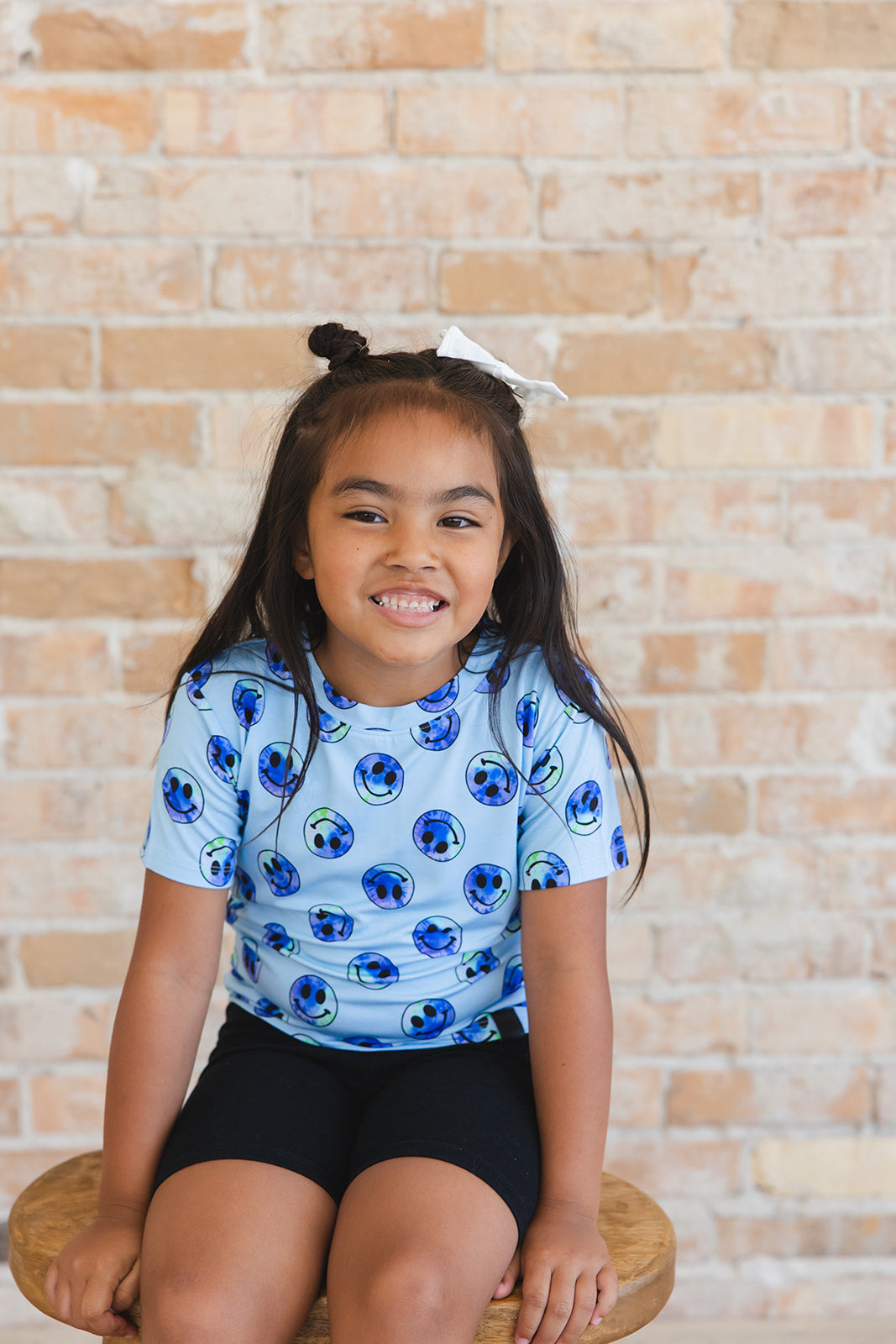 A Smile Tie Dye For - Everyday Tee Blush Lotus