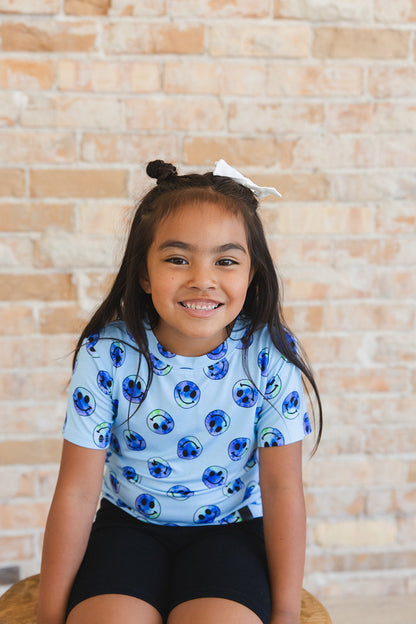 A Smile Tie Dye For - Everyday Tee Blush Lotus
