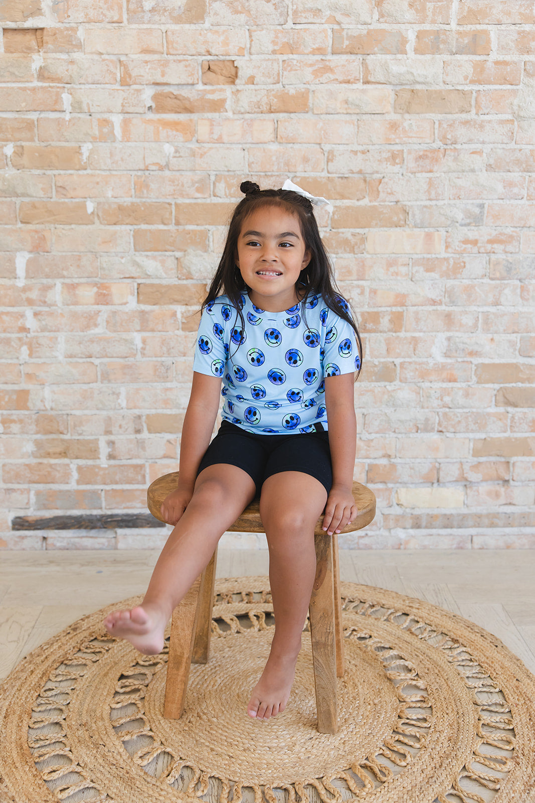 A Smile Tie Dye For - Everyday Tee Blush Lotus
