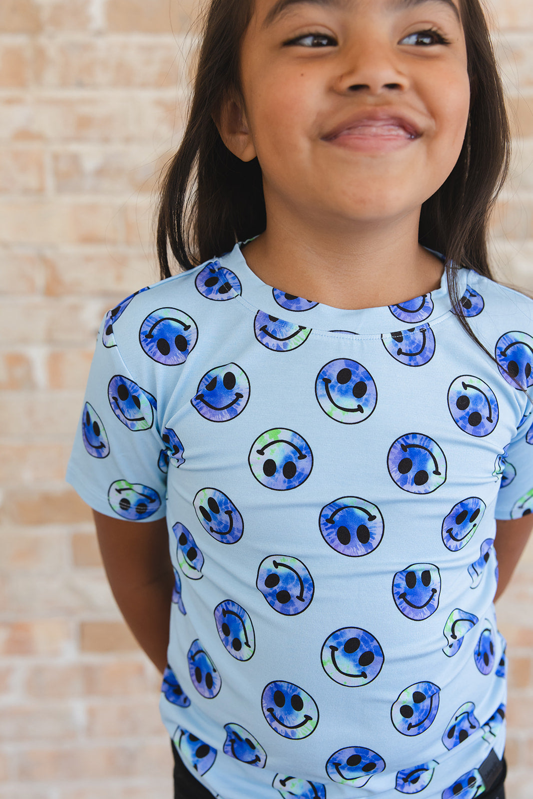 A Smile Tie Dye For - Everyday Tee Blush Lotus