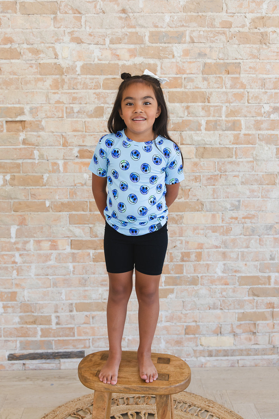 A Smile Tie Dye For - Everyday Tee Blush Lotus