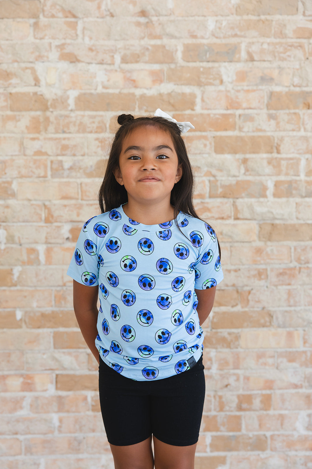 A Smile Tie Dye For - Everyday Tee Blush Lotus