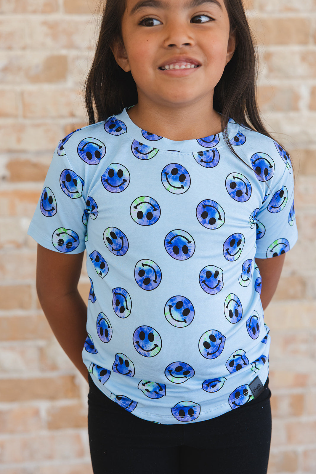 A Smile Tie Dye For - Everyday Tee Blush Lotus