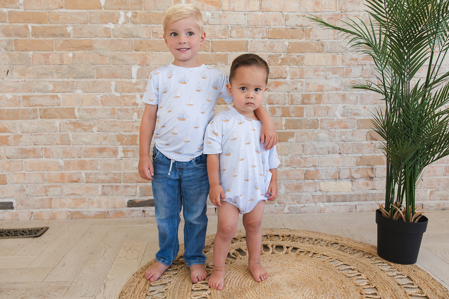 Sailboats - Bubble Tee Blush Lotus