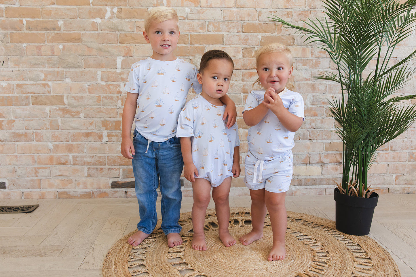 Sailboats - Bubble Tee Blush Lotus