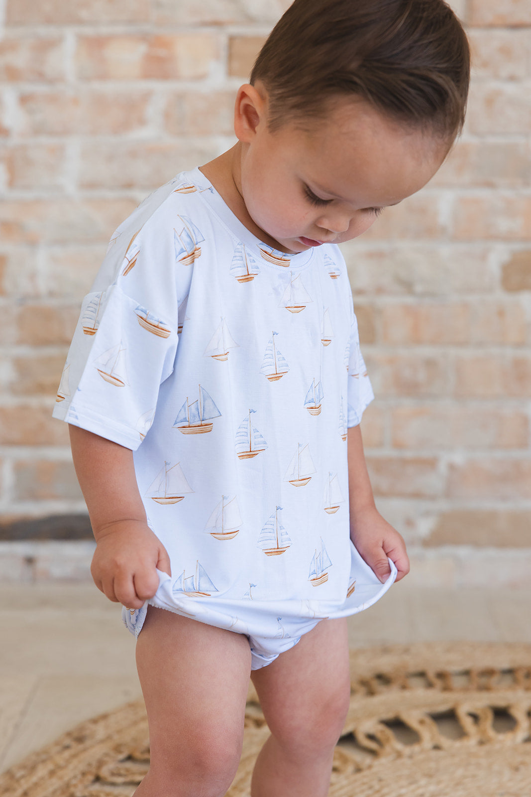 Sailboats - Bubble Tee Blush Lotus
