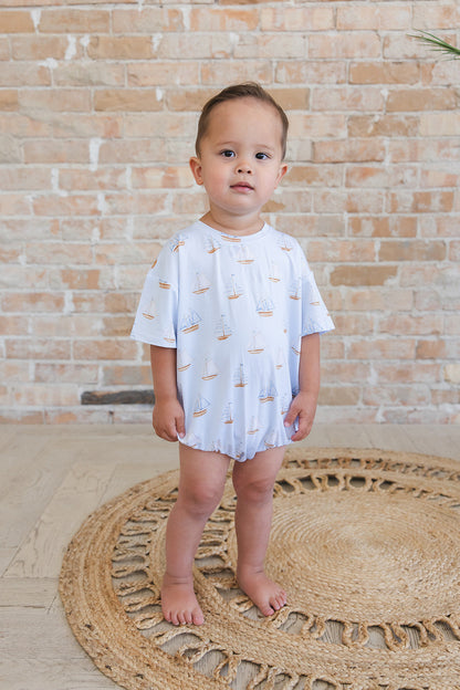 Sailboats - Bubble Tee Blush Lotus