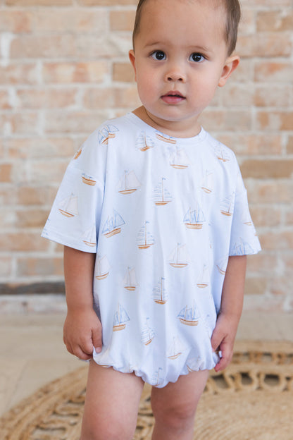 Sailboats - Bubble Tee Blush Lotus