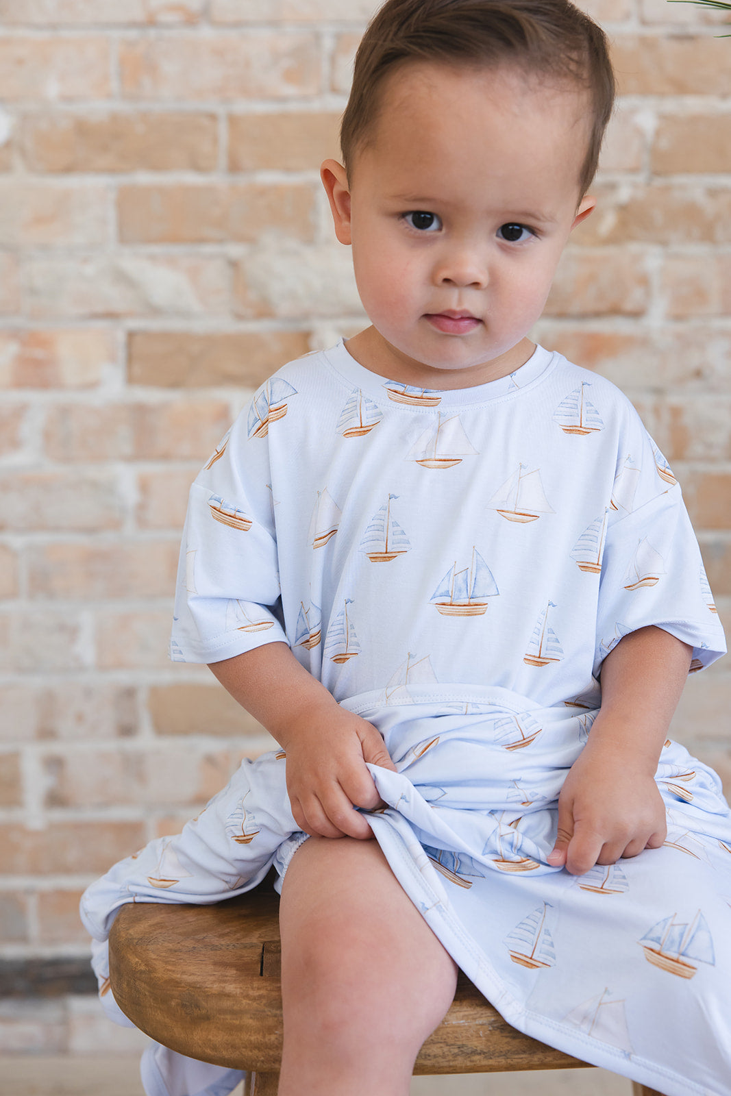 Sailboats - Bubble Tee Blush Lotus