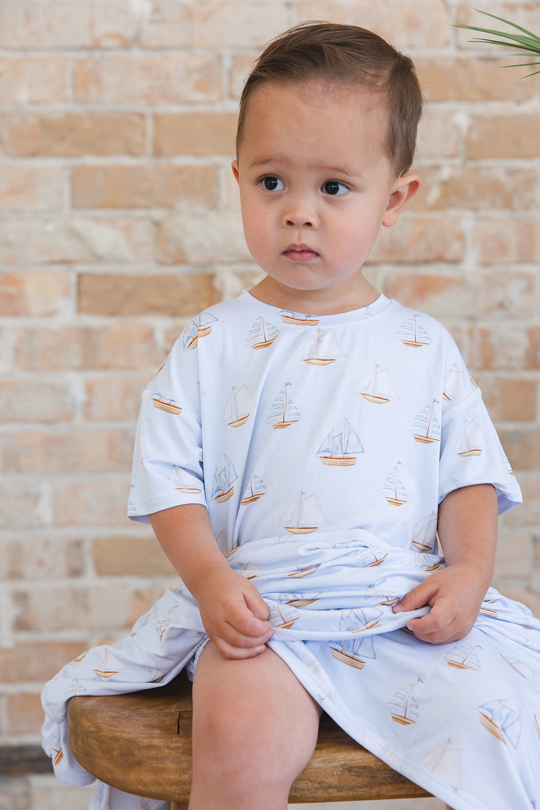 Sailboats - Bubble Tee Blush Lotus