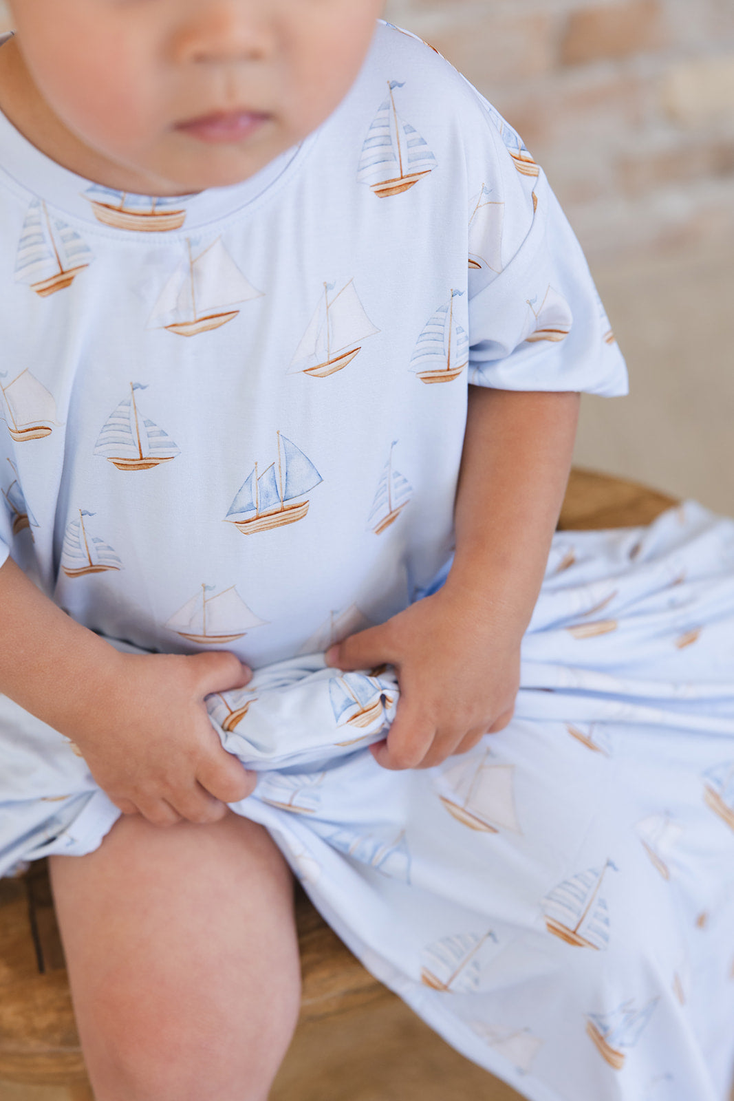 Sailboats - Bubble Tee Blush Lotus