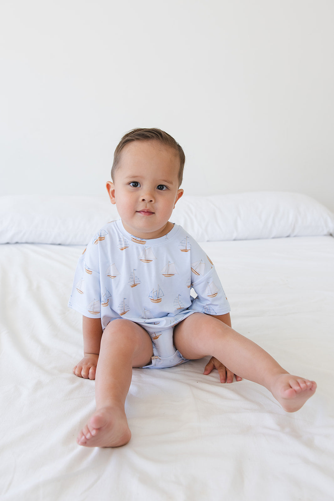 Sailboats - Bubble Tee Blush Lotus