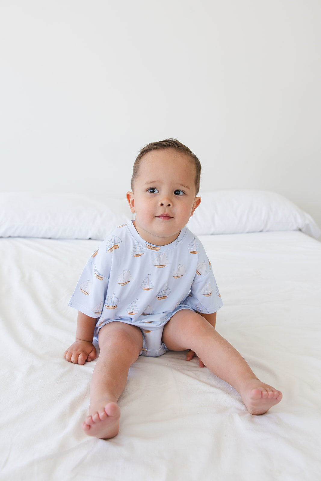 Sailboats - Bubble Tee Blush Lotus