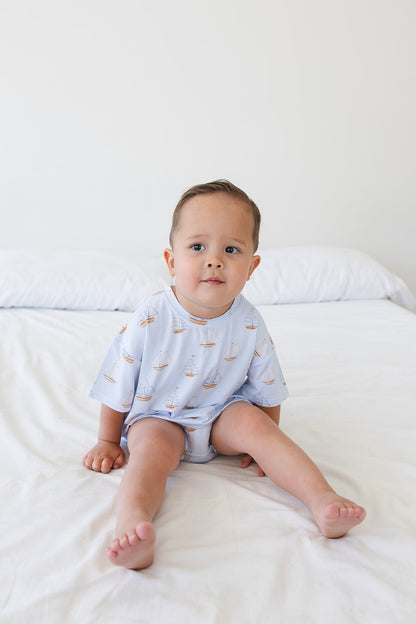 Sailboats - Bubble Tee Blush Lotus