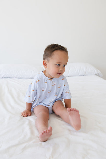 Sailboats - Bubble Tee Blush Lotus