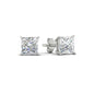 Princess Cut Diamond Stud Earring Fascinating Diamonds
