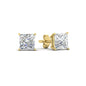Princess Cut Diamond Stud Earring Fascinating Diamonds