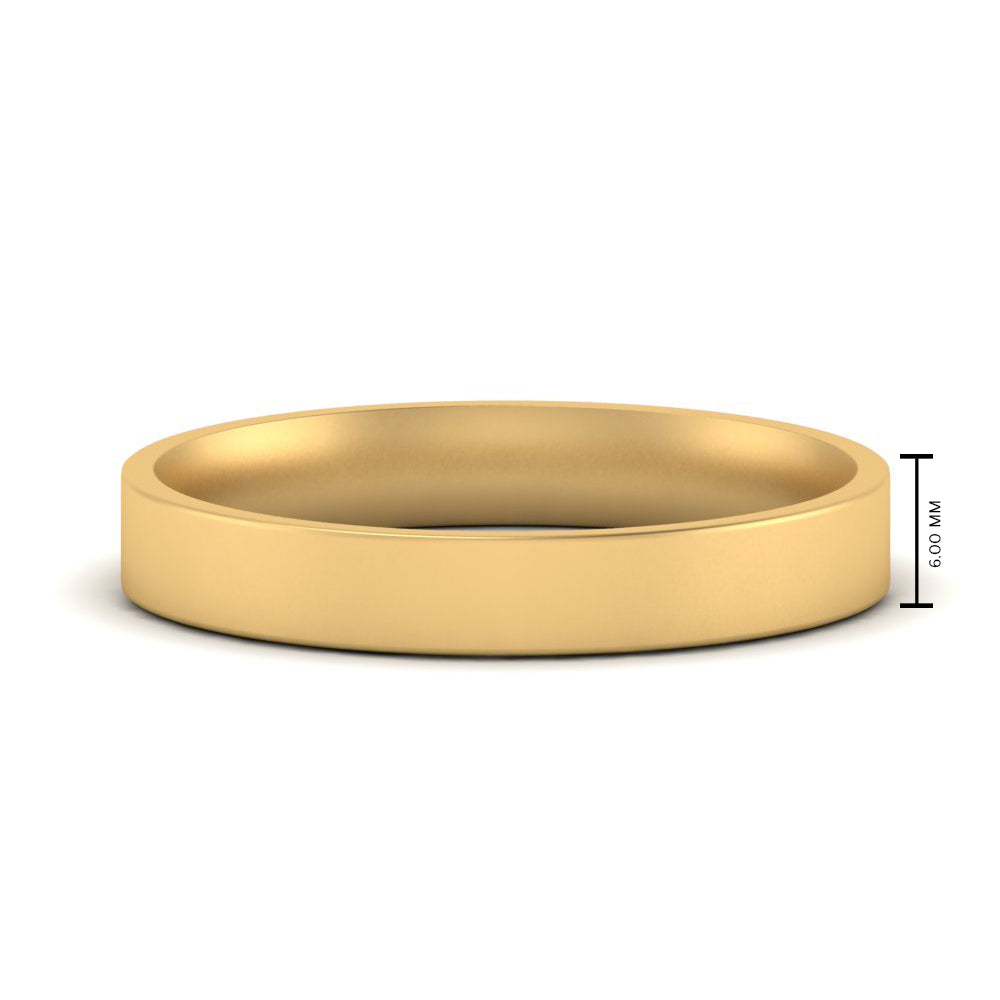 Comfort Fit Flat 4 mm Mens Wedding Band Fascinating Diamonds
