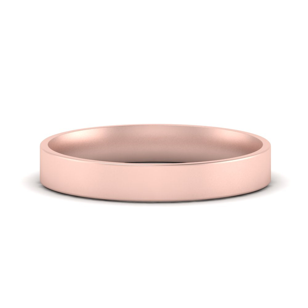 Light Weight Flat Mens Wedding Band Fascinating Diamonds
