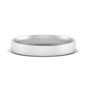 Light Weight Flat Mens Wedding Band Fascinating Diamonds