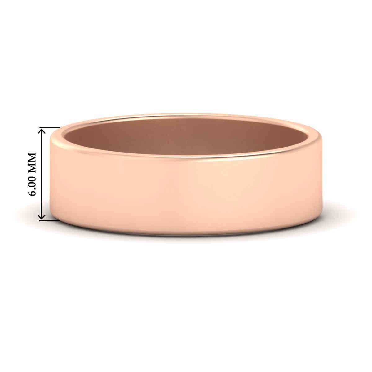 Unisex Classic Flat Cigar Band Fascinating Diamonds