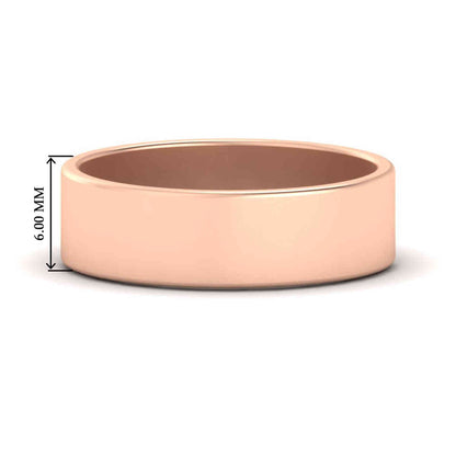 Unisex Classic Flat Cigar Band Fascinating Diamonds