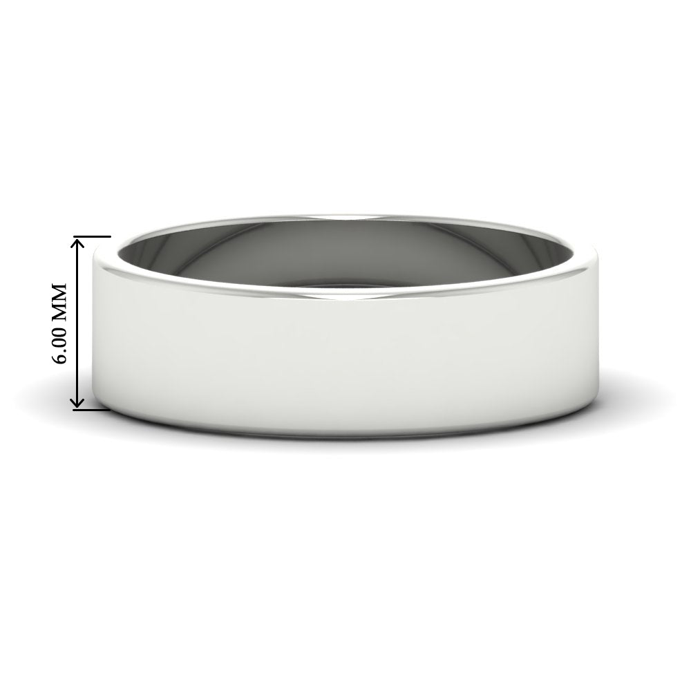 Unisex Classic Flat Cigar Band Fascinating Diamonds