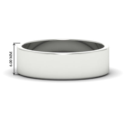 Unisex Classic Flat Cigar Band Fascinating Diamonds