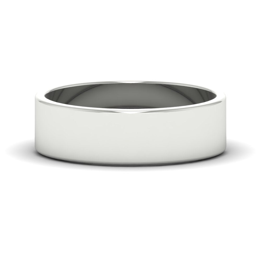 Unisex Classic Flat Cigar Band Fascinating Diamonds