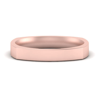 Square Comfort Fit Mens Wedding Band Fascinating Diamonds