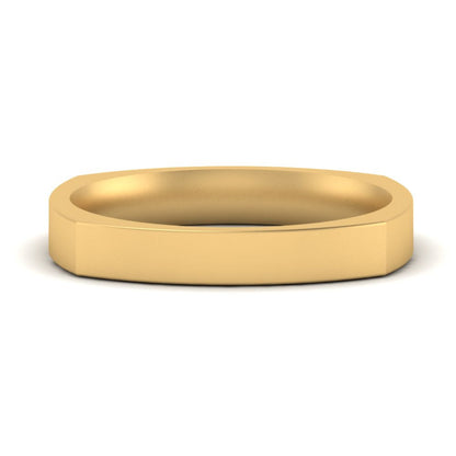 Square Comfort Fit Mens Wedding Band Fascinating Diamonds