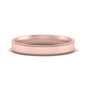 Stepped Edge Comfort Fit Flat Mens Band Fascinating Diamonds