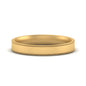 Stepped Edge Comfort Fit Flat Mens Band Fascinating Diamonds