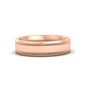 Mens Band Double Milgrain Fascinating Diamonds