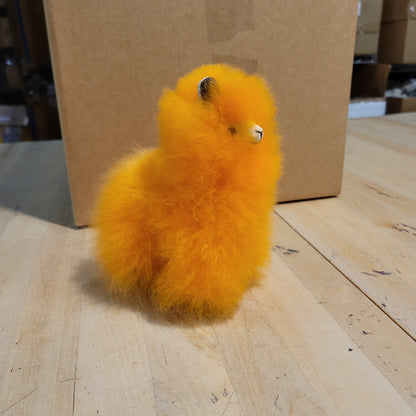 6" Standing Alpaca Fur Toy Purely Alpaca
