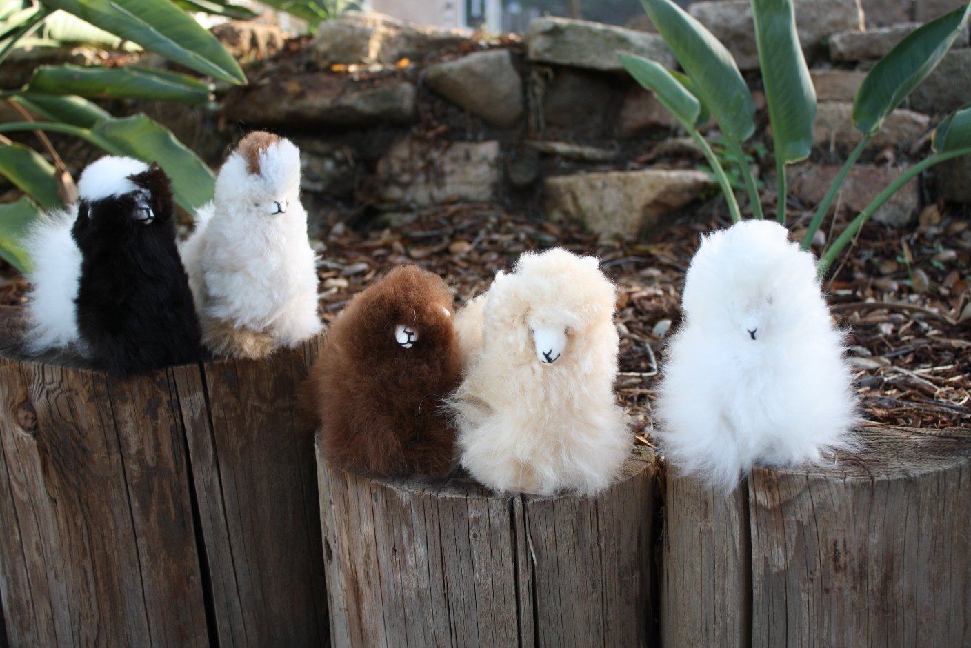 6" Standing Alpaca Fur Toy Purely Alpaca