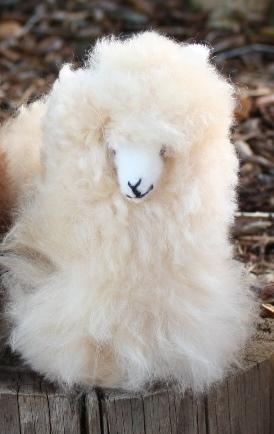 6" Standing Alpaca Fur Toy Purely Alpaca