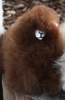 6" Standing Alpaca Fur Toy Purely Alpaca